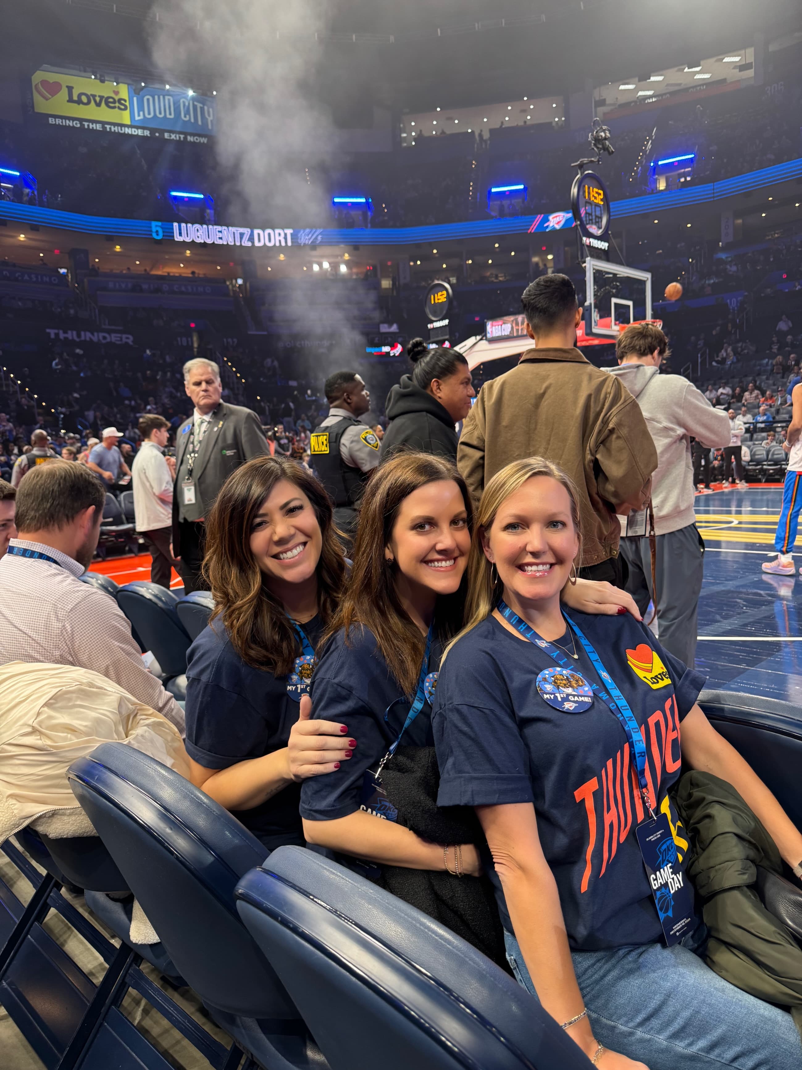 TRG staff at a live event